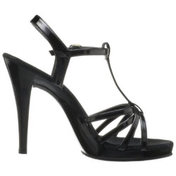 Nero Vernice 12 cm FLAIR-420 Sandali Donna con Tacco