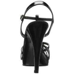 Nero Vernice 12 cm FLAIR-420 Sandali Donna con Tacco