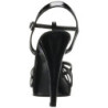Nero Vernice 12 cm FLAIR-420 Sandali Donna con Tacco