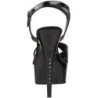 Nero Vernice 15 cm CAPTIVA-609 Plateau Tacchi Alti a Spillo