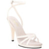 Bianco Vernice 12 cm FLAIR-436 scarpe tacco alto numeri grandi per uomo