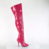 Pink 13 cm SEDUCE-3000WC stivali sopra il ginocchio con gambale largo