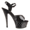 Nero Strass 15 cm STARDUST-609 Scarpe da donna con tacco altissime