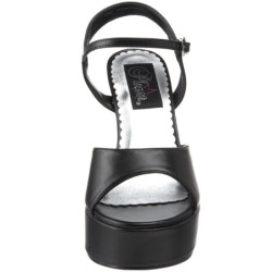 Nero Ecopelle 13 cm DemoniaCult DOLLY-09 Tacchi Alti Plateau