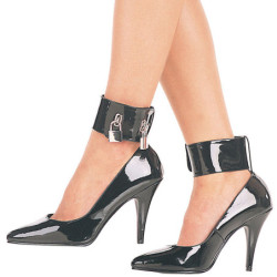 Nero Vernice 10,5 cm VANITY-434 scarpe décolleté con tacchi bassi