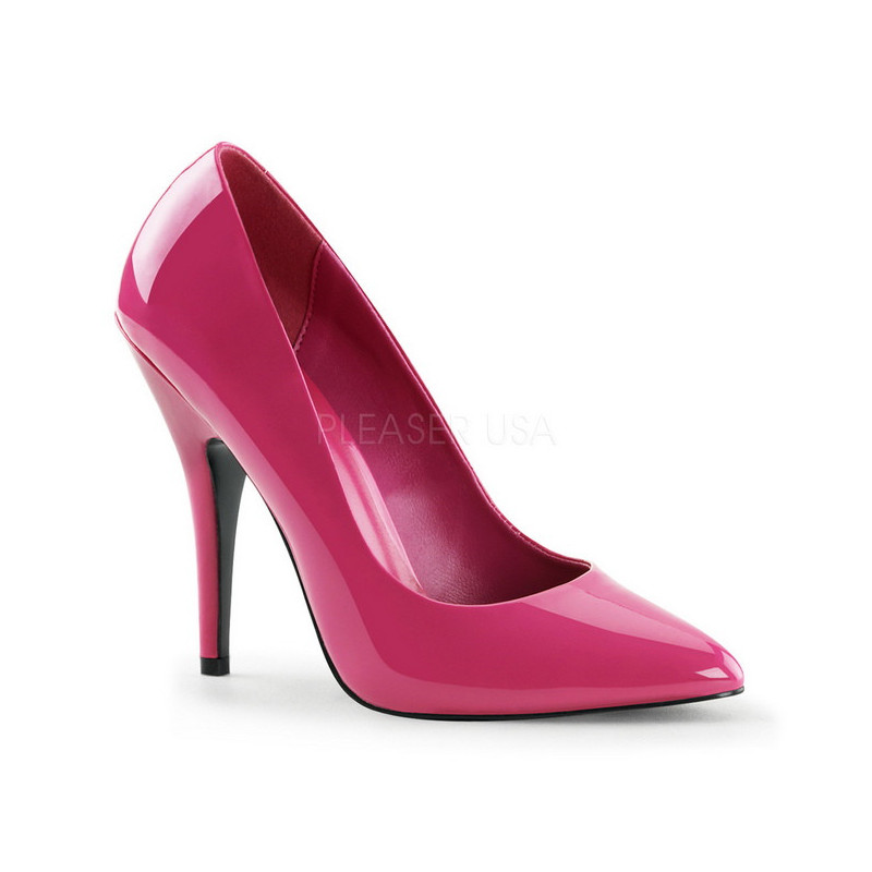 Fucsia Vernice 13 cm SEDUCE-420 Tacchi altissimi da uomo