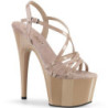 Beige 18 cm ADORE-713 pleaser sandali con tacchi a spillo