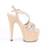 Beige 18 cm ADORE-713 pleaser sandali con tacchi a spillo