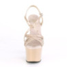 Beige 18 cm ADORE-713 pleaser sandali con tacchi a spillo