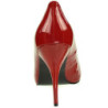 Rosso Vernice 13 cm SEDUCE-420V Tacchi altissimi da uomo