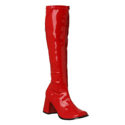 Rosso Vernice 7,5 cm GOGO-300 Stivali Donna da Uomo
