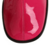 Stivali anni 70 vernice pink 7,5 cm disco stivali sotto il ginocchio