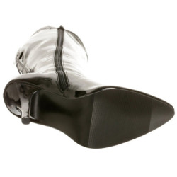 Nero Vernice 13 cm SEDUCE-2000 Stivali Donna da Uomo