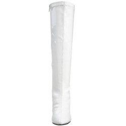 Bianco Vernice 13 cm SEDUCE-2000 Stivali Donna da Uomo