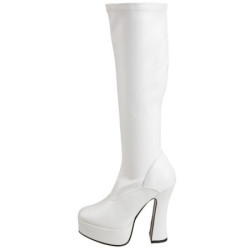 Bianco Ecopelle 13 cm ELECTRA-2000Z Stivali Donna da Uomo