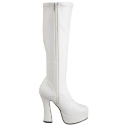 Bianco Ecopelle 13 cm ELECTRA-2000Z Stivali Donna da Uomo