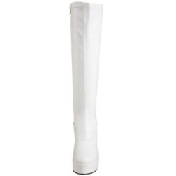 Bianco Ecopelle 13 cm ELECTRA-2000Z Stivali Donna da Uomo