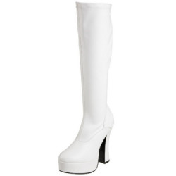 Bianco Ecopelle 13 cm ELECTRA-2000Z Stivali Donna da Uomo
