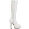 Bianco Vernice 13 cm ELECTRA-2000Z Stivali Donna da Uomo