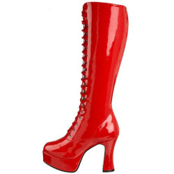 Rosso Vernice 13 cm ELECTRA-2020 Stivali Donna da Uomo