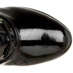 Nero Vernice 13 cm ELECTRA-2020 Stivali Donna da Uomo