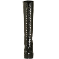Nero Ecopelle 13 cm ELECTRA-2020 Stivali Donna da Uomo