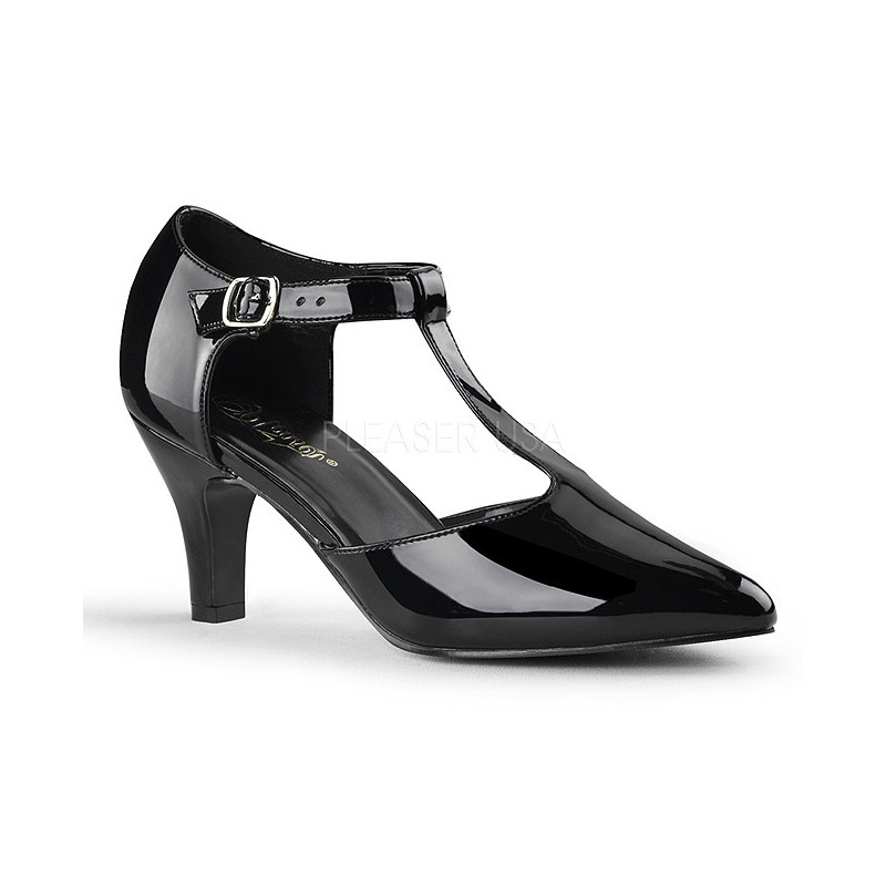 Nero Vernice 8 cm DIVINE-415W Tacchi altissimi da uomo