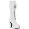 Bianco Ecopelle 13 cm ELECTRA-2020 Stivali Donna da Uomo