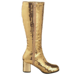 Oro Lustrini 8 cm SPECTACUL-300SQ Stivali Donna da Uomo