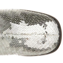 Argento Lustrini 8 cm SPECTACUL-300SQ Stivali Donna da Uomo