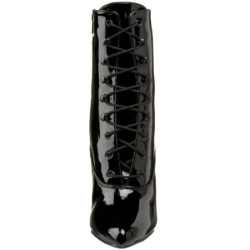 Nero Vernice 10,5 cm VANITY-1020 Stivaletti Donna da Uomo