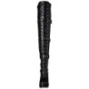 Nero Ecopelle 13 cm ELECTRA-3028 Stivali alti e sopra al ginocchio