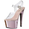 Pink Trasparente 18 cm SKY-308 Plateau Tacchi Alti a Spillo