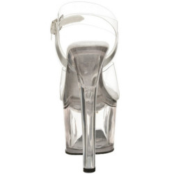 Trasparente 18 cm SKY-308 Plateau Tacchi Alti a Spillo