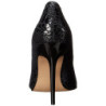 Nero Pelle 10 cm CLASSIQUE-20SP Scarpe Décolleté Tacco Stiletto