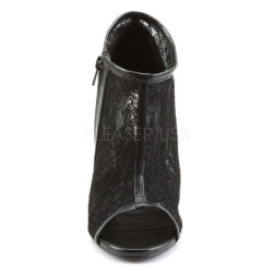 Nero Tessuto 13 cm AMUSE-56 Scarpe Décolleté da Sera