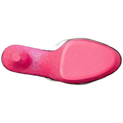 Rosa 18 cm ADORE-701UVG neon plateau ciabatta donna con tacco