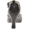 Nero Ecopelle 7,5 cm retro vintage FLAPPER-26 scarpe décolleté con tacchi bassi