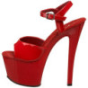 Rosso Vernice 18 cm Pleaser SKY-309 Tacchi Alti Plateau
