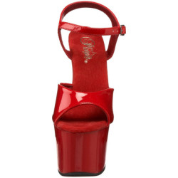 Rosso Vernice 18 cm Pleaser SKY-309 Tacchi Alti Plateau