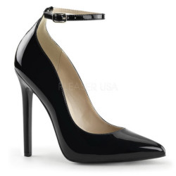 Nero Vernice 13 cm SEXY-23 Scarpe Décolleté Classico Donna
