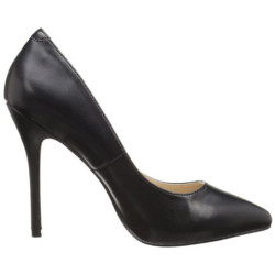 Nero Ecopelle 13 cm AMUSE-20 Tacchi altissimi da uomo