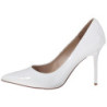 Bianco Vernice 10 cm CLASSIQUE-20 Tacchi altissimi da uomo