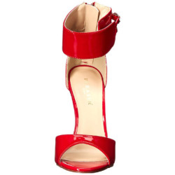Rosso Vernice 13 cm SEXY-19 Sandali da Sera con Tacco Alto