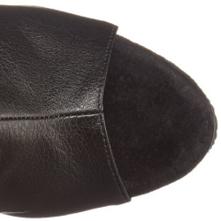 Nero Opaco 18 cm Pleaser ADORE-1018 Plateau Stivaletti Donna