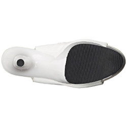 Bianco Verniciato 18 cm Pleaser ADORE-1018 Plateau Stivaletti Donna