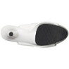 Bianco Verniciato 18 cm Pleaser ADORE-1018 Plateau Stivaletti Donna