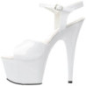 Bianco Vernice 18 cm ADORE-709 Plateau Calzature Tacchi Alti