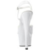 Bianco Vernice 18 cm ADORE-709 Plateau Calzature Tacchi Alti