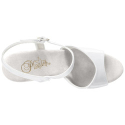 Bianco Vernice 18 cm ADORE-709 Plateau Calzature Tacchi Alti